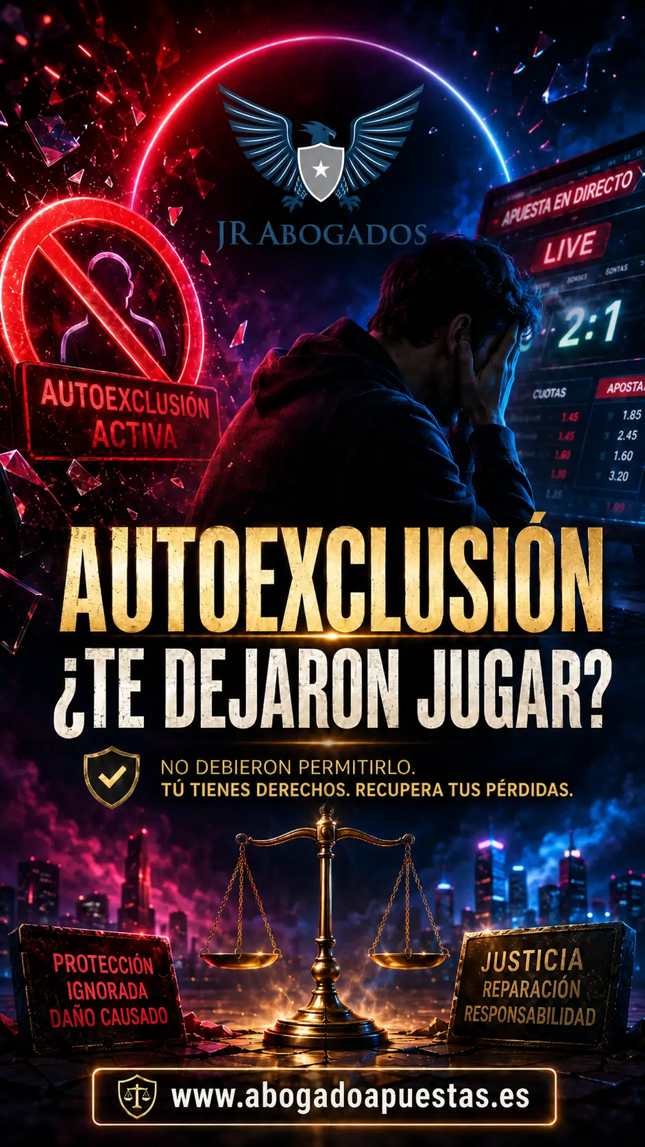 Reclamar pérdidas por autoexclusión: cómo recuperar el dinero si la casa de apuestas te dejó jugar