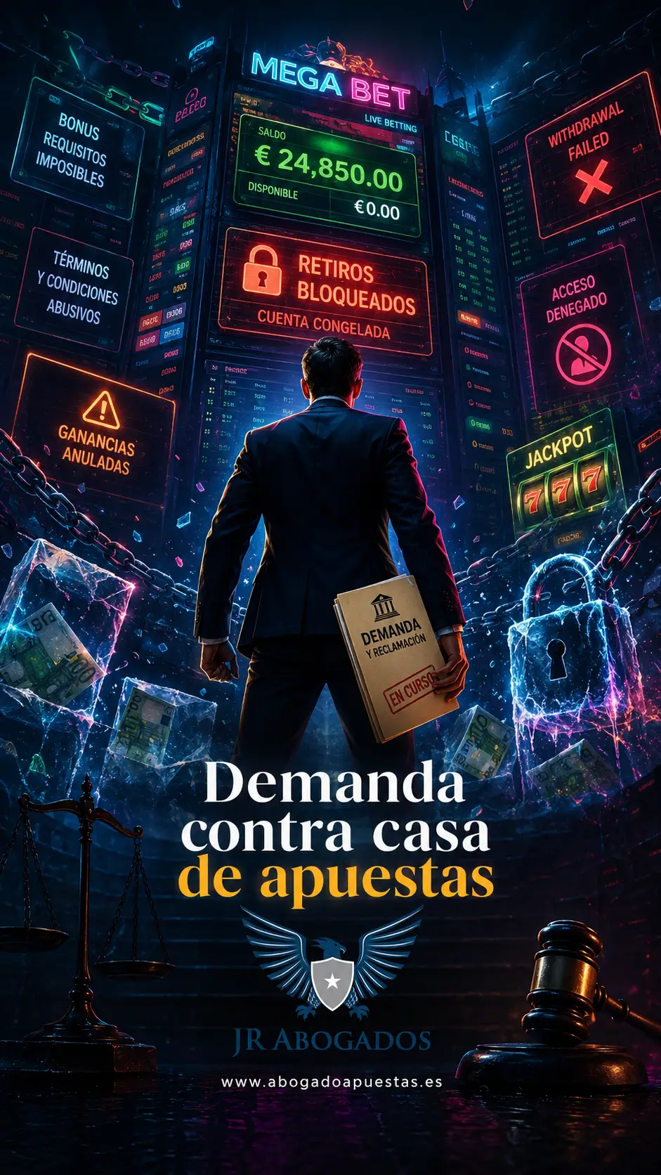 Demanda judicial contra casas de apuestas online