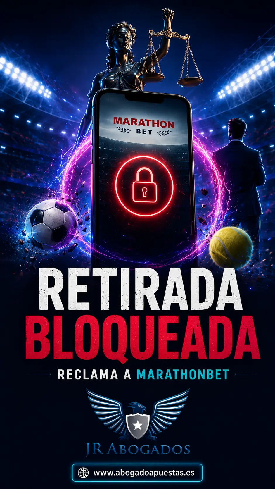 Reclamación contra Marathonbet por saldo retenido o retirada bloqueada