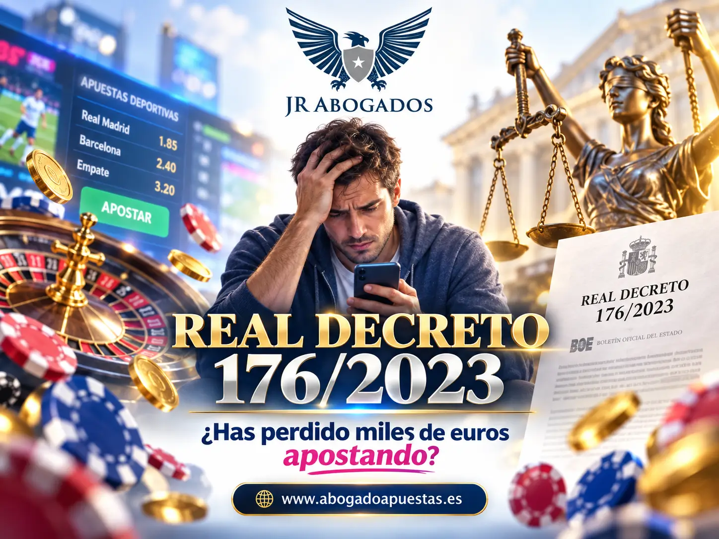 ¿Has perdido miles de euros apostando? El Real Decreto 176/2023 obliga a las casas de apuestas a detectar el juego de riesgo